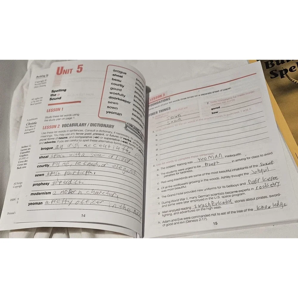 Christian Liberty Press Building Spelling Skills Book 6 2nd Ed &‎ Answer Key